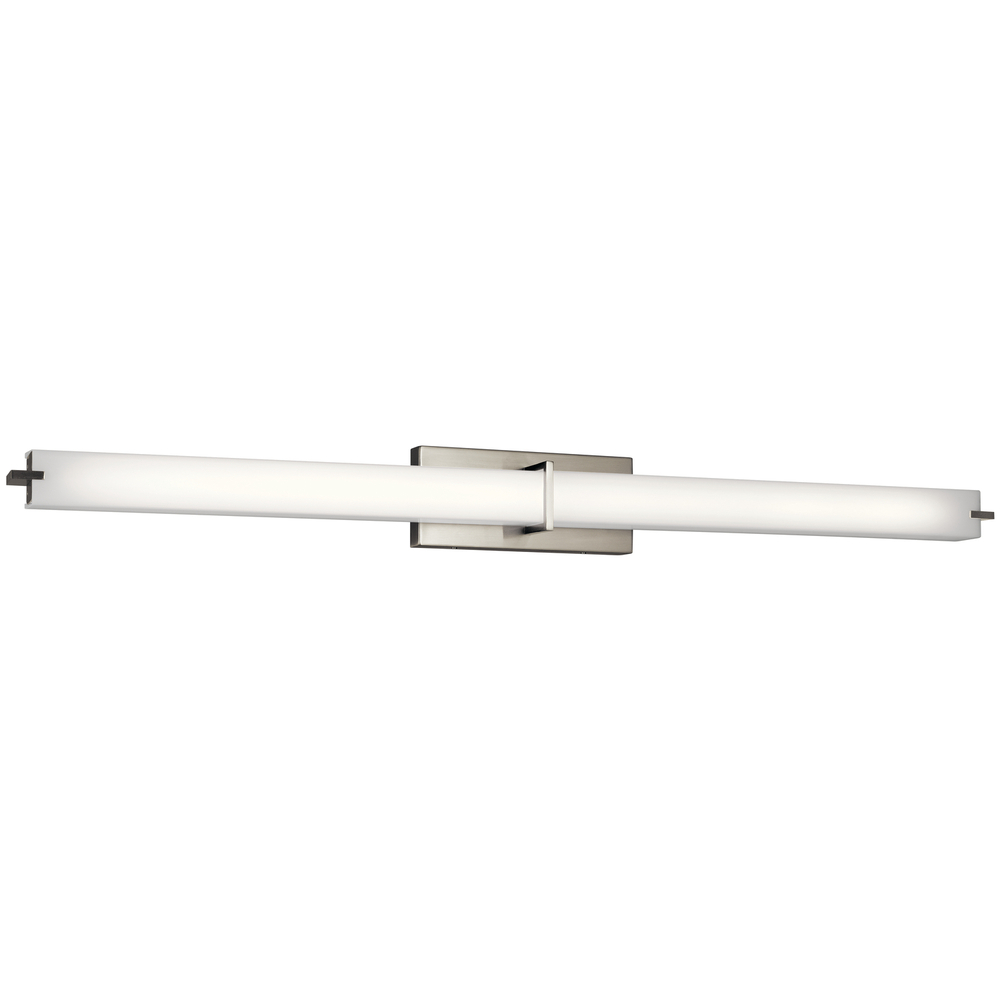 48" LED Linear Vanity Light Brushed Nickel