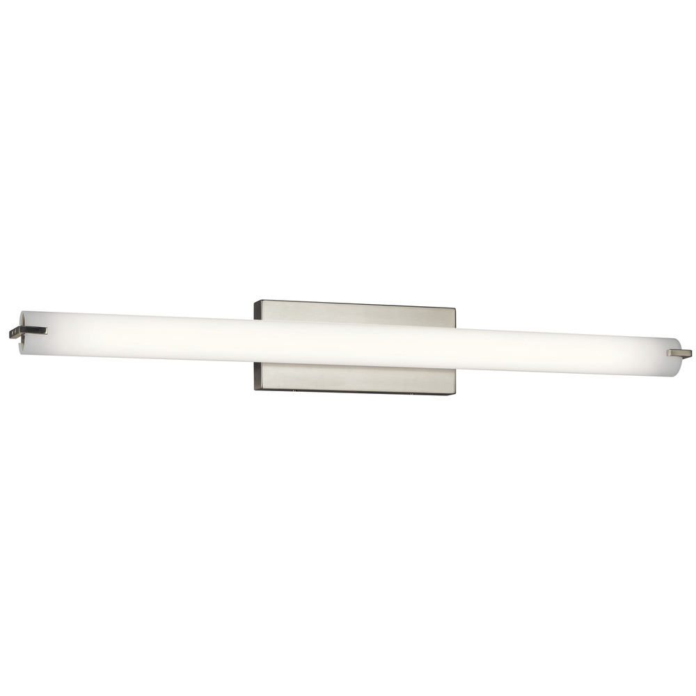 38" Linear LED Vanity Light Brushed Nickel