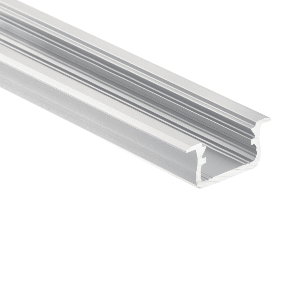 TE Standard Series Standard Depth Recessed Channel Silver