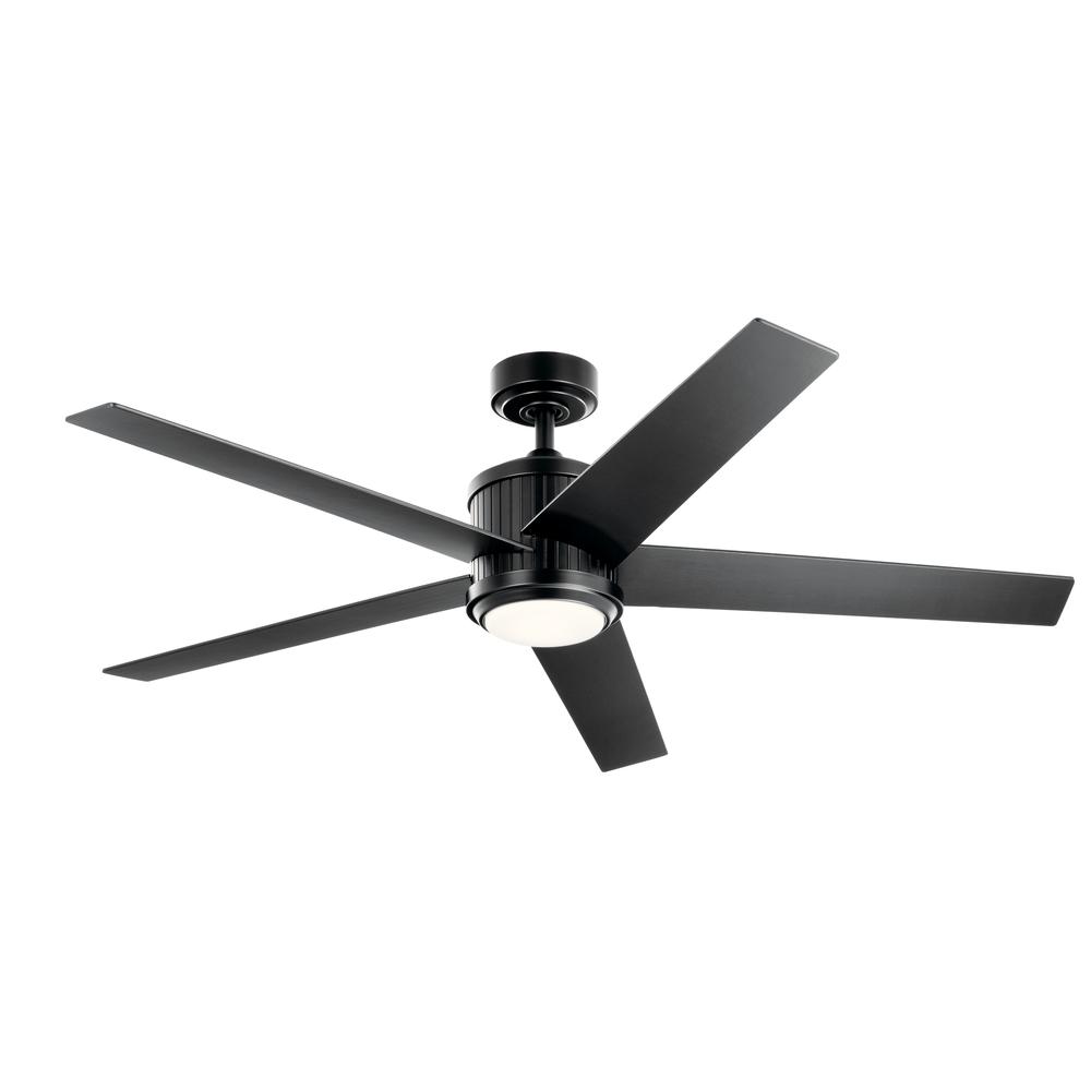 Brahm LED 56" Ceiling Fan Satin Black