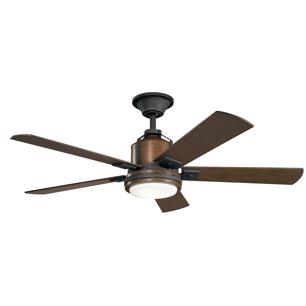 Colerne LED 52" Fan Distressed Black