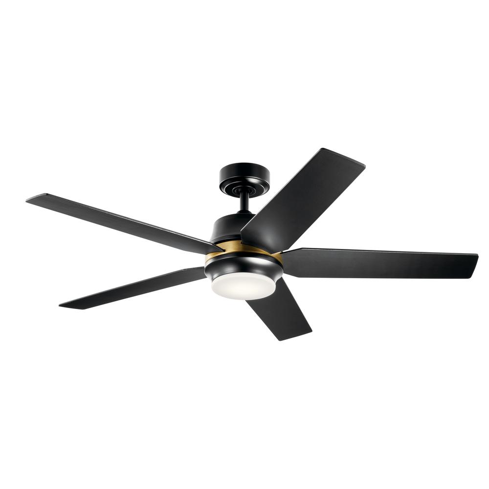 Maeve LED 52" Ceiling Fan Satin Black