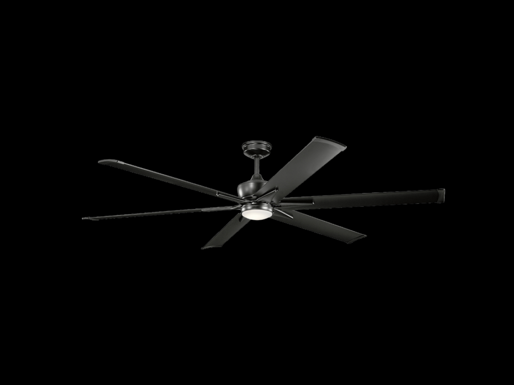 Szeplo II LED 80" Fan Satin Black