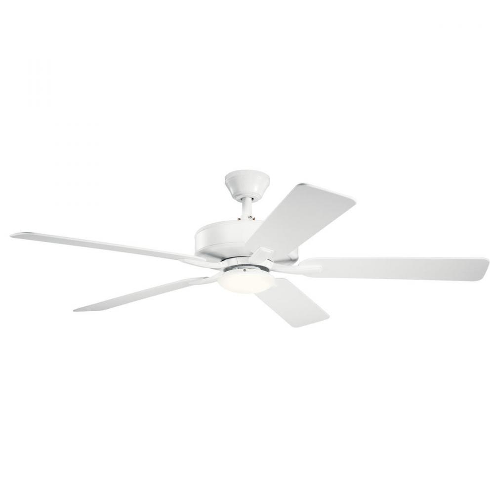 52" Basics Pro Designer LED Fan White