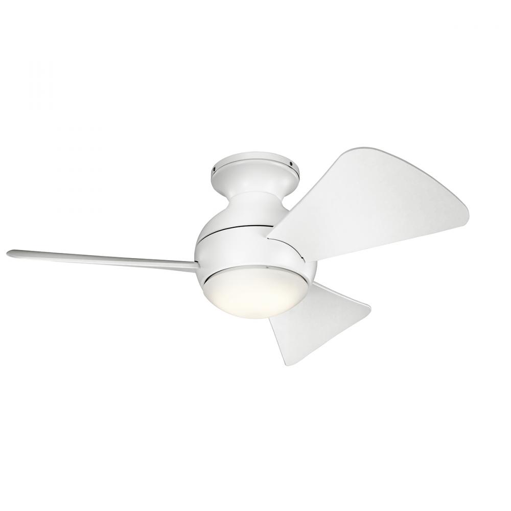 Sola LED 34" Fan Matte White