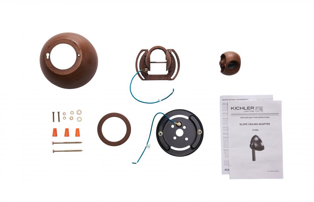 60 Degree Slope Adapter Walnut