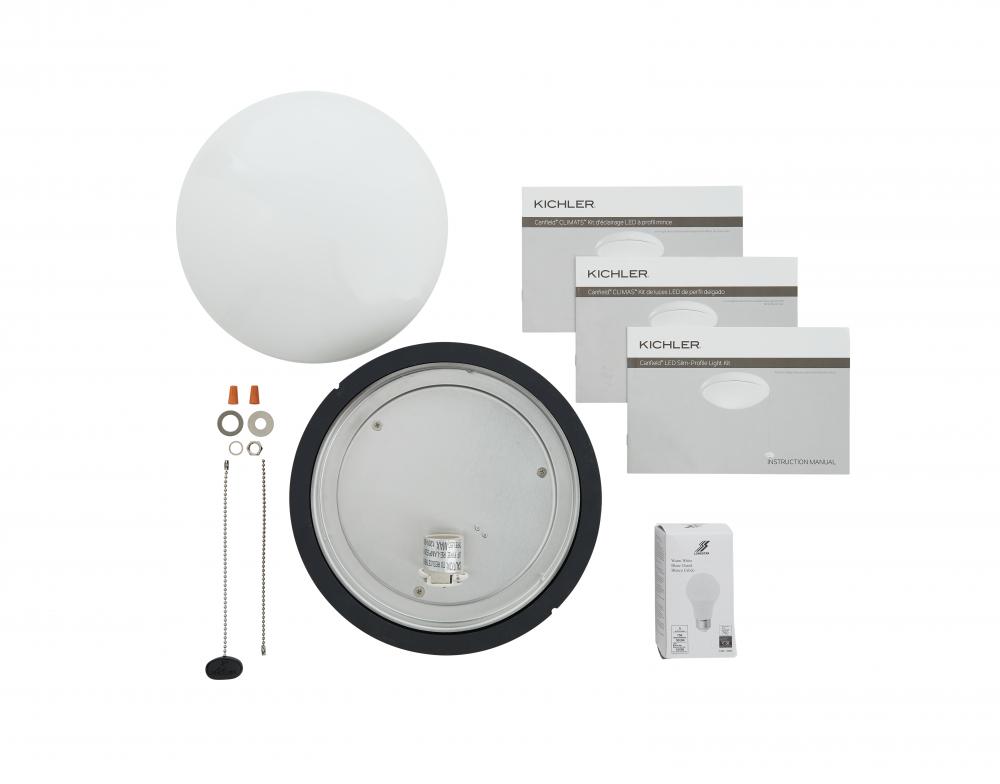 LED Slim Profile Distressed Black