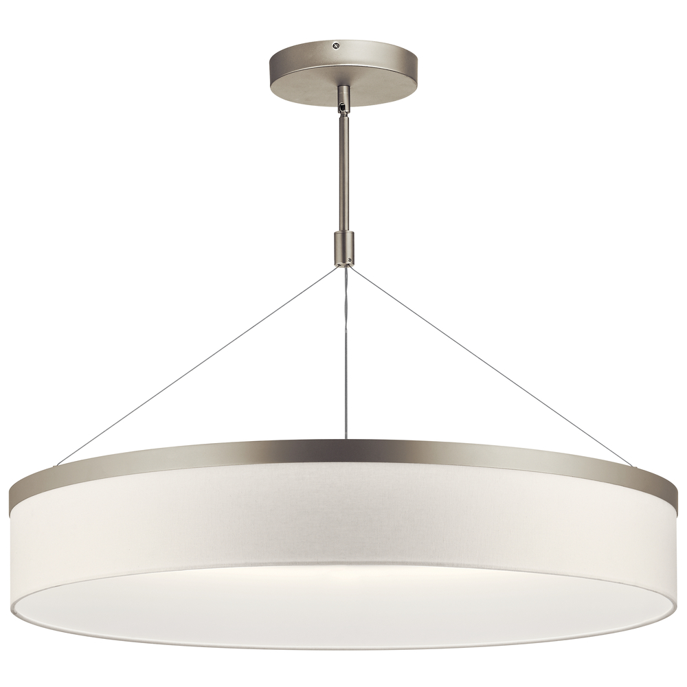 Mercel 32" LED Chandelier Satin Nickel
