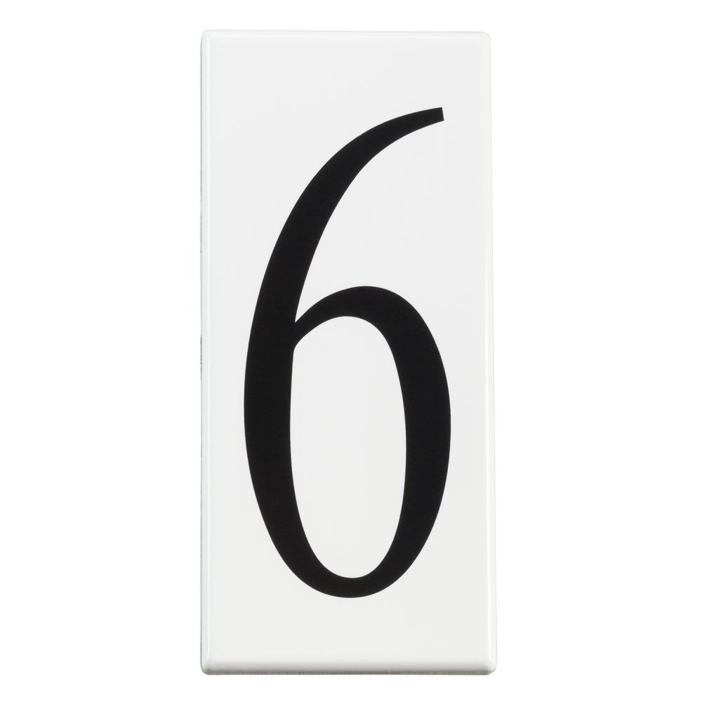 Address Light Number 6 Panel White (10 pack)