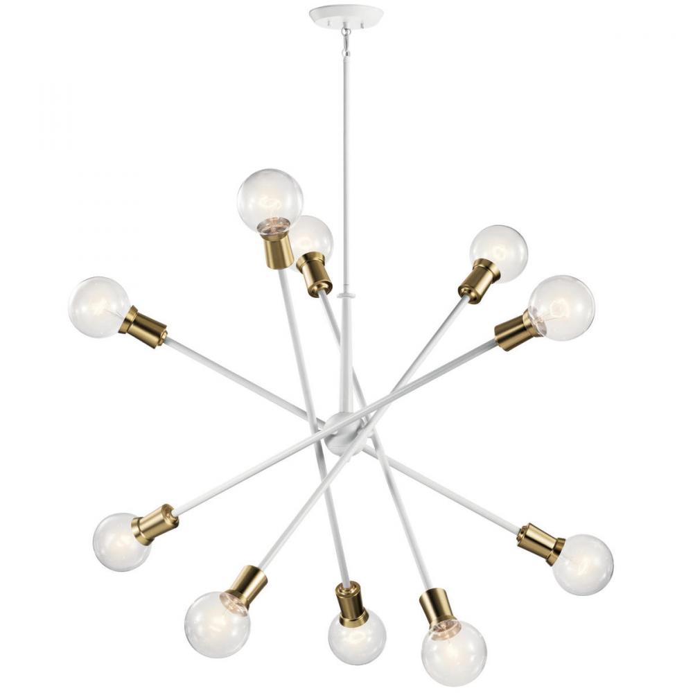 Armstrong 10 Light Chandelier White