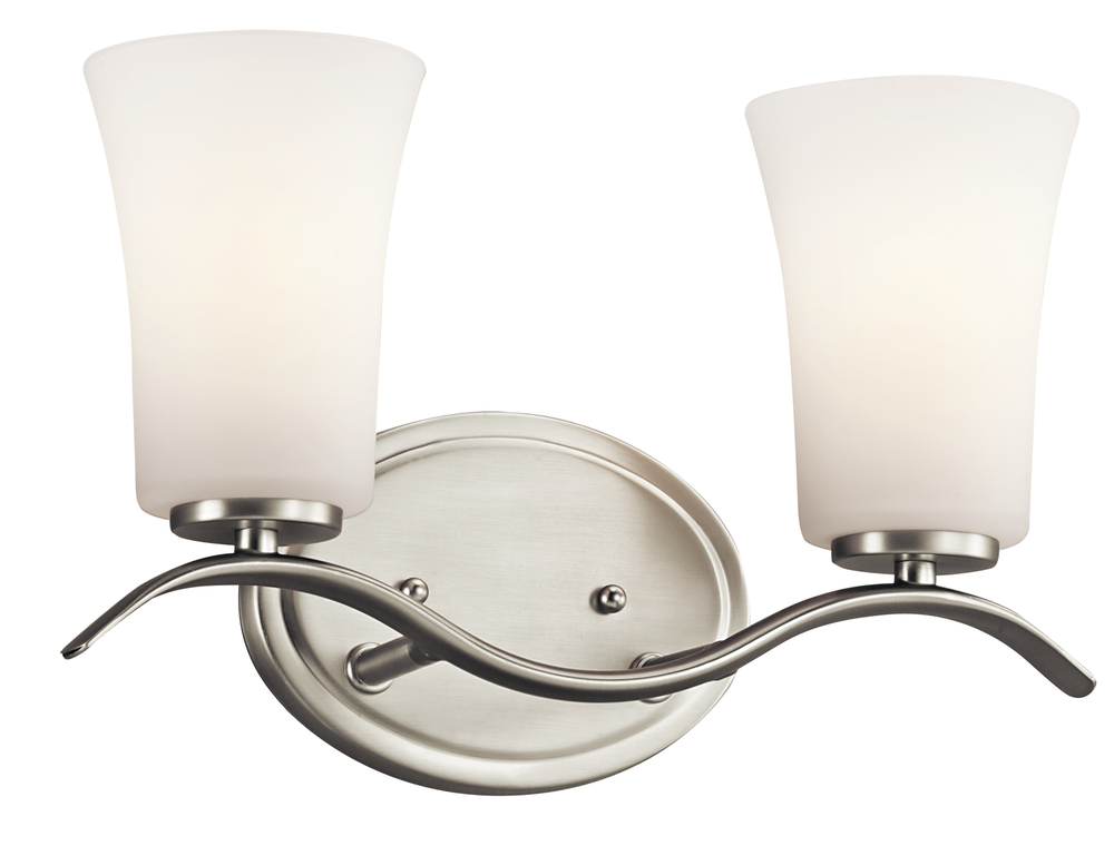 Armida 2 Light Vanity Light Brushed Nickel