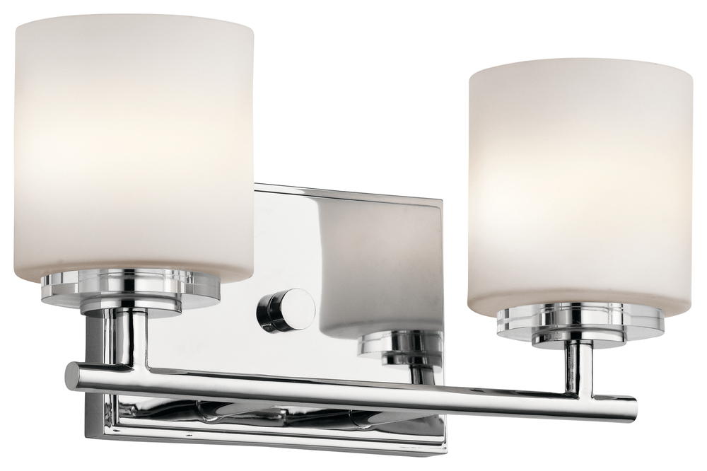 O Hara 2 Light Vanity Light Chrome