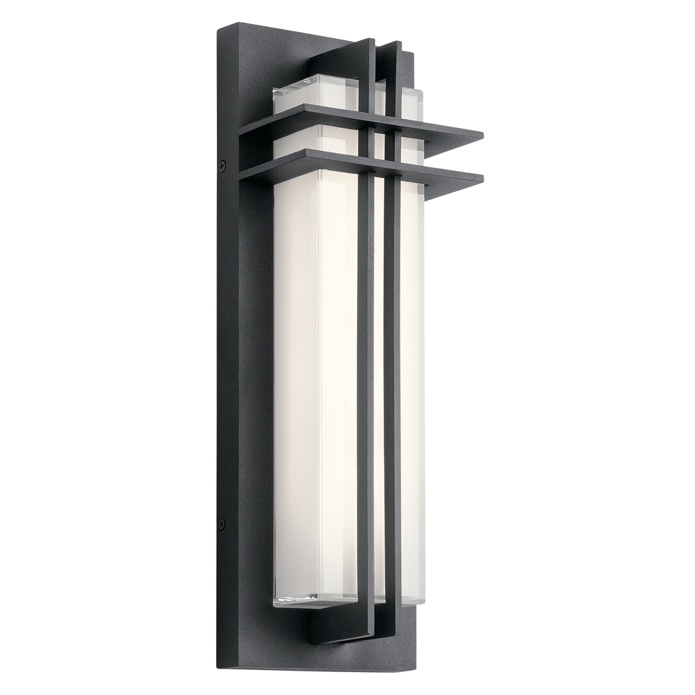 Manhattan 16" LED Wall Light Textured Black