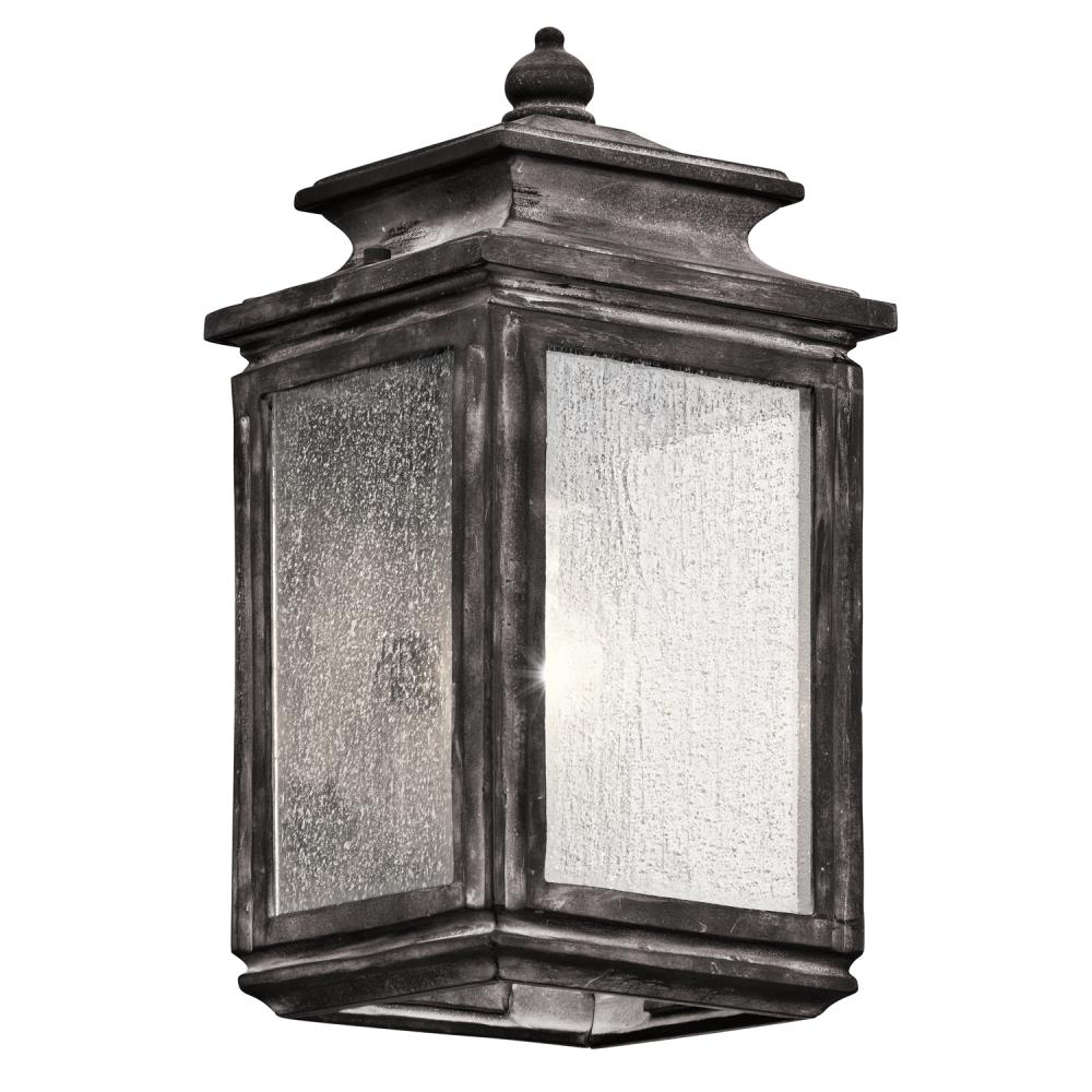 Wiscombe Park 12.25" 1 Light Wall Light Weathered Zinc