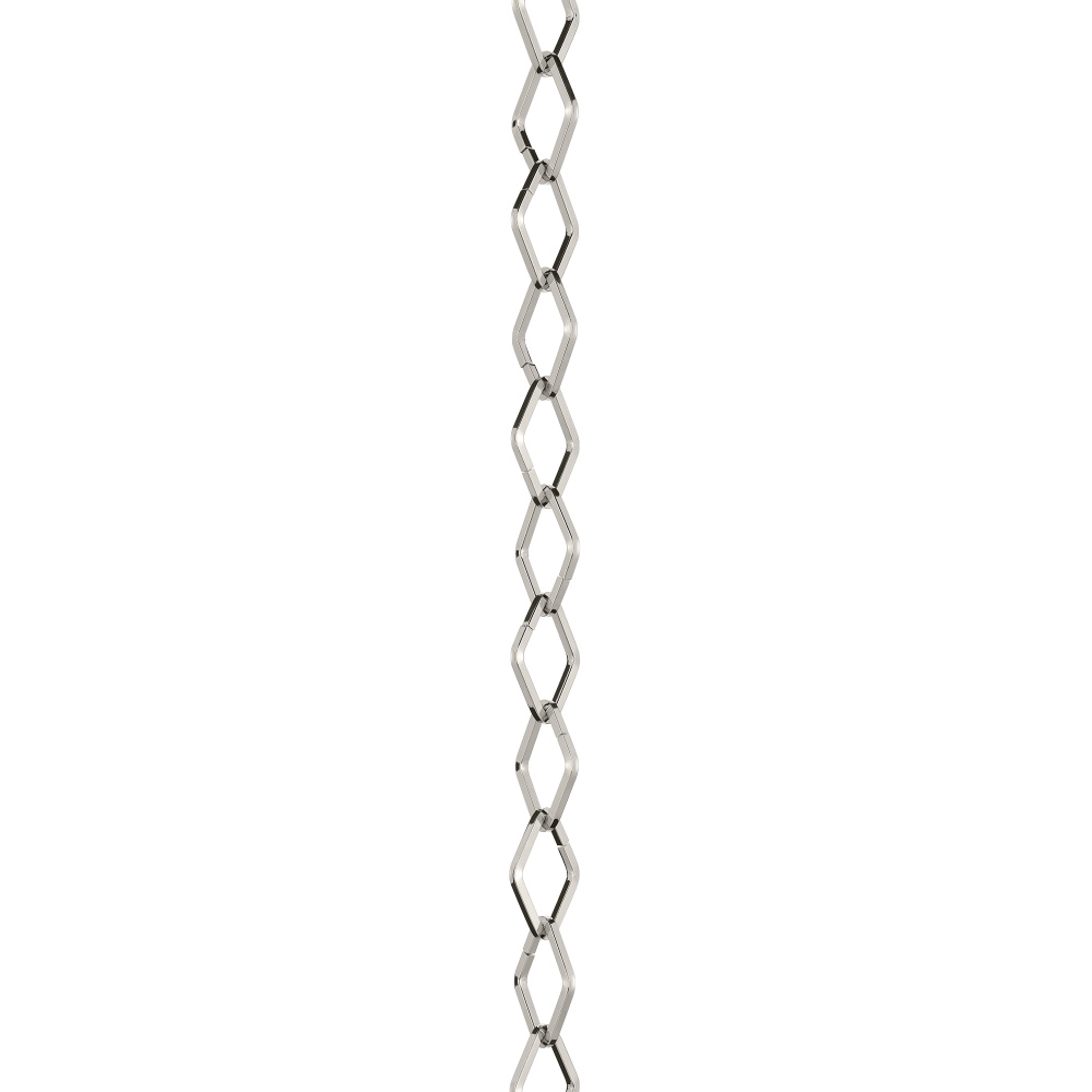 Diamond Chain - Polished Nickel