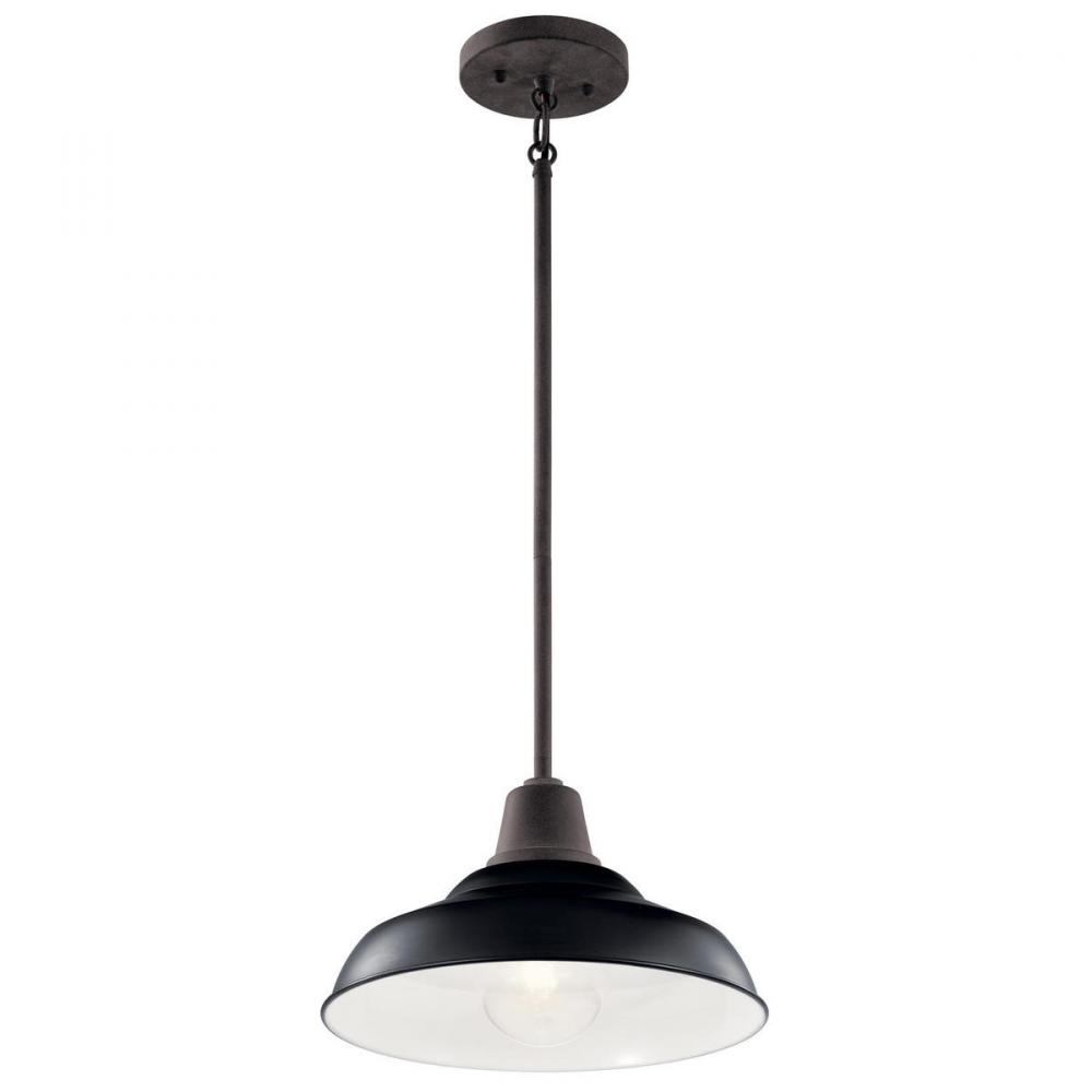 Pier 1 Light 12" Convertible Pendant Black