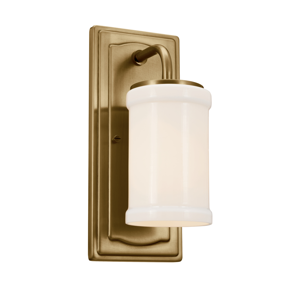 Vetivene 12" 1 Light Wall Sconce Natural Brass