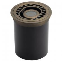 Kichler 15789CBR - Articulating Well Light with Rock guard Centennial Brass