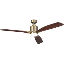 Kichler 300075NBR - 60" Ridley II 3 Blade Indoor Ceiling Fan with Etched Cased Opal Glass