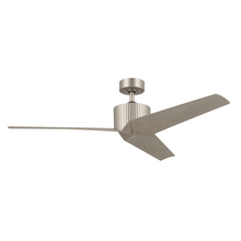 Kichler 330130NI - 56 Inch Almere 3 Blade Indoor Ceiling Fan in Brushed Nickel with Washed Grey BladesÂ