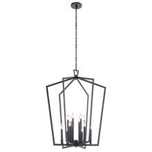 Kichler 43496BK - Abbotswell 12 Light Foyer Chandelier Black