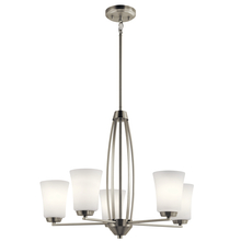 Kichler 44051NI - Tao 5 Light Chandelier Brushed Nickel