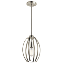 Kichler 44054NI - Tao 1 Light Pendant Brushed Nickel