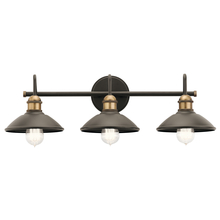 Kichler 45945OZ - Clyde 26.25" 3 Light Vanity Light in Olde Bronze