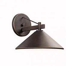Kichler 49061OZ - Ripley 10" 1 Light Outdoor Wall Light in Olde Bronze