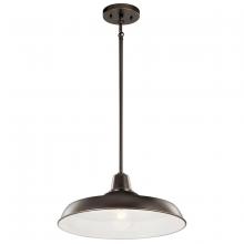 Kichler 49993OZ - Outdoor Pendant/Semi Flush 1Lt