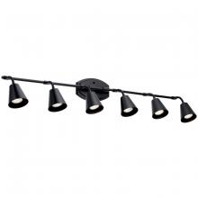 Kichler 52130BK - Sylvia 6 Light Rail Light Black