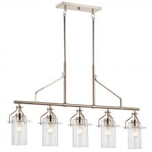Kichler 52379PN - Linear Chandelier 5Lt