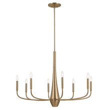 Kichler 52526CPZ - Deela 36 Inch 8 Light Chandelier in Champagne Bronze