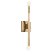 Kichler 52556CPZ - Odensa 17 Inch 2 Light Wall Sconce in Champagne Bronze