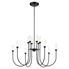 Kichler 52759BKLED - Chandelier Extra Large Multi Tier 12Lt