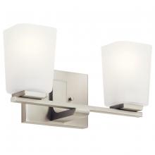 Kichler 55016NI - Roehm 2 Light Vanity Light Brushed Nickel