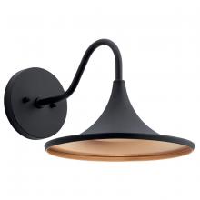 Kichler 59028BKTLED - Elias LED 3000K 9" Wall Light Textured Black