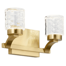 Kichler 84040CG - Rene 3000K LED 2 Light Vanity Light Champagne Gold