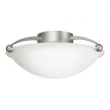 Kichler 8405NI - 15" 2 Light Semi Flush Brushed Nickel