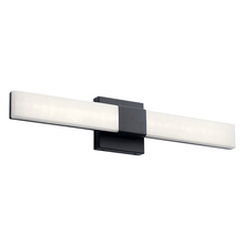 Kichler 84187 - Neltev 24" LED Wall Sconce with White Acrylic Down Light in Matte Black