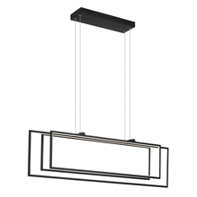 Kichler 84331MBK - Jestin 46 Inch LED Linear Chandelier in Matte Black
