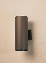 Kichler 9246AZ - Cylinder 15" 2 Light Wall Light Architectural Bronze