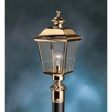 Kichler 9913PB - Bay Shore 1 Light Post Light Polished Brass