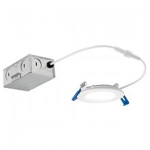 Kichler DLSL03R3090WHT - Direct-to-Ceiling 3 inch Round Slim 30K LED Downlight in White