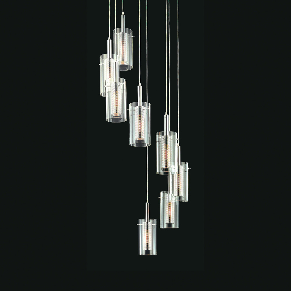 8-Light Round Pendant