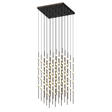 Sonneman 2168.33W-27-J20 - Cosmic Cube 20" LED Pendant (2700K) w/20' Cords