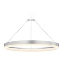 Sonneman 20QKL04C - 4' Linear LED Pendant with Etched Cylinder Uplight Trim