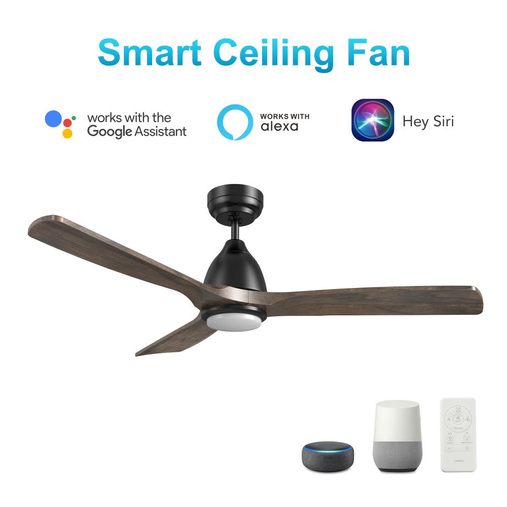 Riley 48'' Smart Ceiling Fan with Remote, Light Kit Included?Works with Google Assistant and