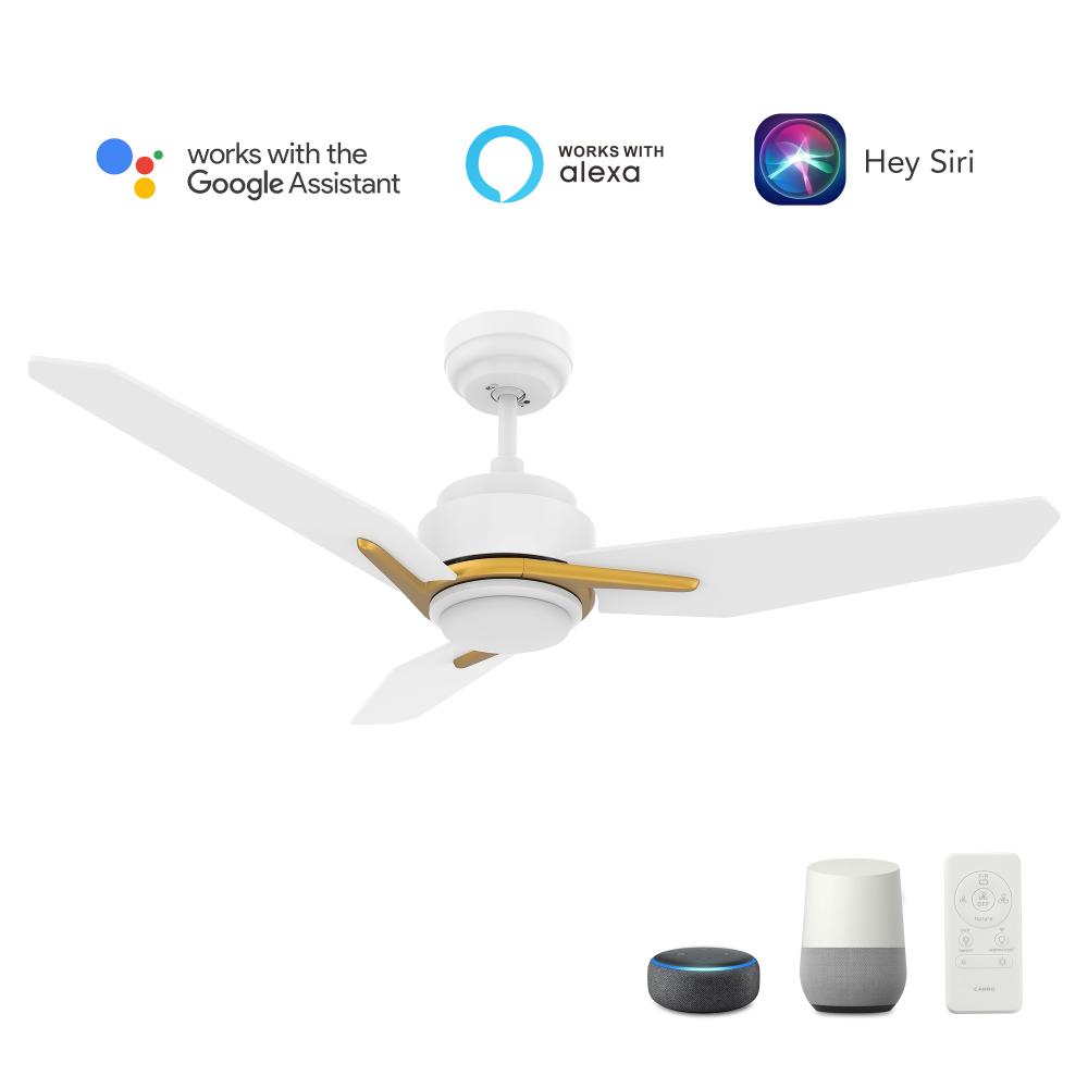 Tracer 52'' Smart Ceiling Fan with Remote, Light Kit Included?Works with Google Assistant an