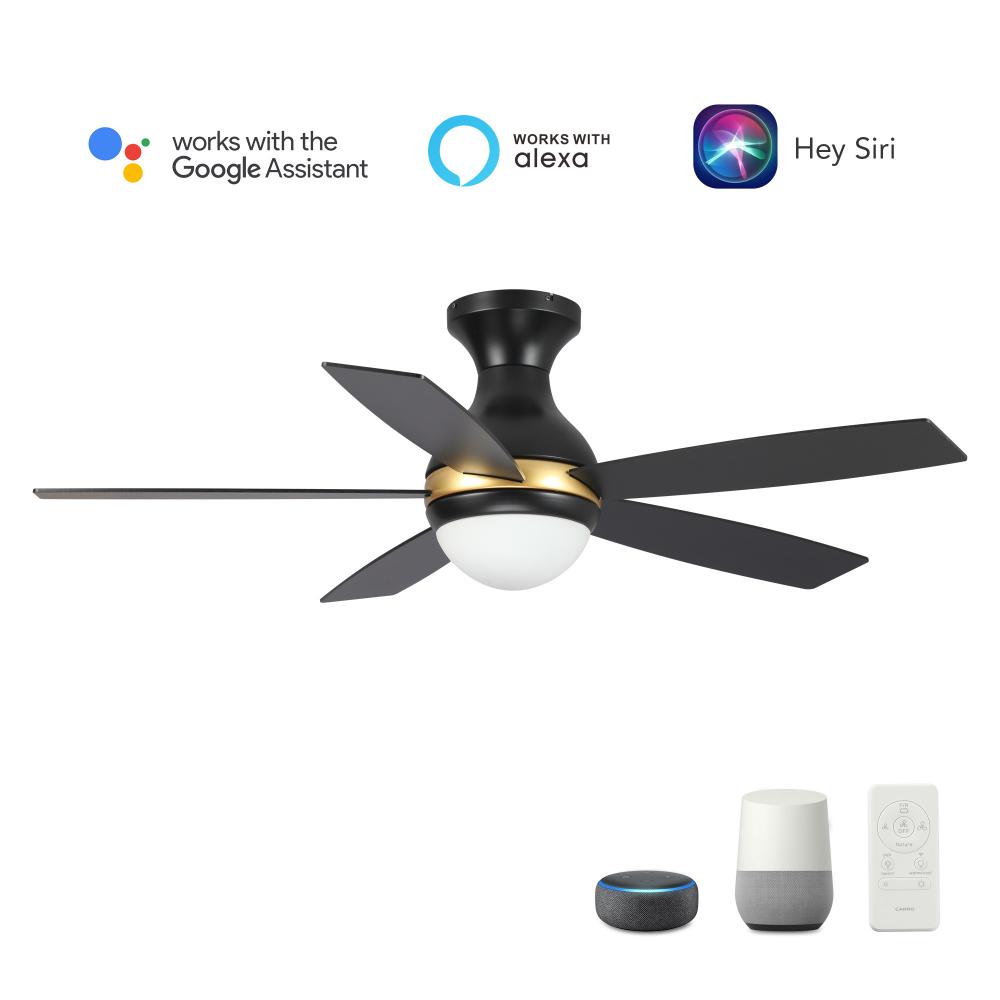 Twister 52&#39;&#39; Smart Ceiling Fan with Remote, Light Kit Included?Works with Google Assistant a